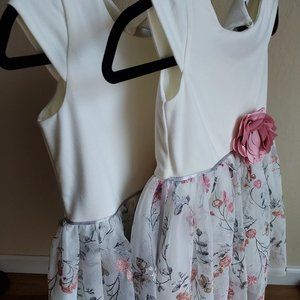 2 Sibling Spring Floral Dresses